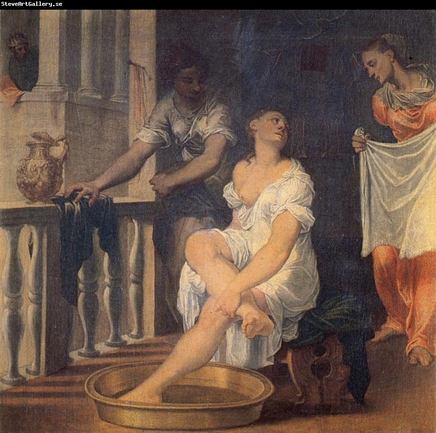 Domenico Brusasorci Bathsheba at Her Bath